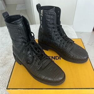 FENDI combat boots